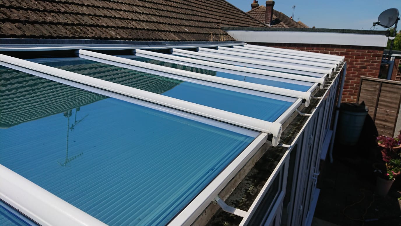 Conservatory roof clean - after 