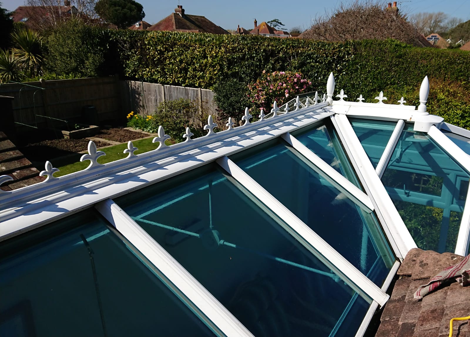  Hard to access conservatory roofs 